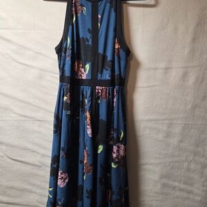 Torrid Blue Floral Midi Dress